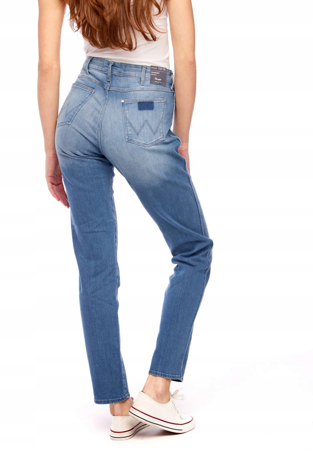 Dámské džínové kalhoty Wrangler Ashboro Perfect Blue W26Q8967J 29/34