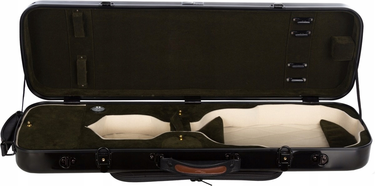 Fiberglassové houslové pouzdro Oblong 4/4 M-case Černá Zelená