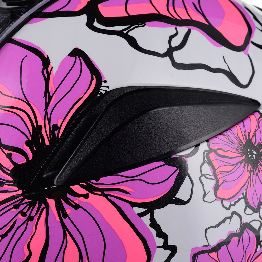 KASK MOTOCYKLOWY LS2 FF353 RAPID II POPPIES DAMSKI RÓŻOWY SYSTEM PINLOCK Obwód głowy 55-56 cm