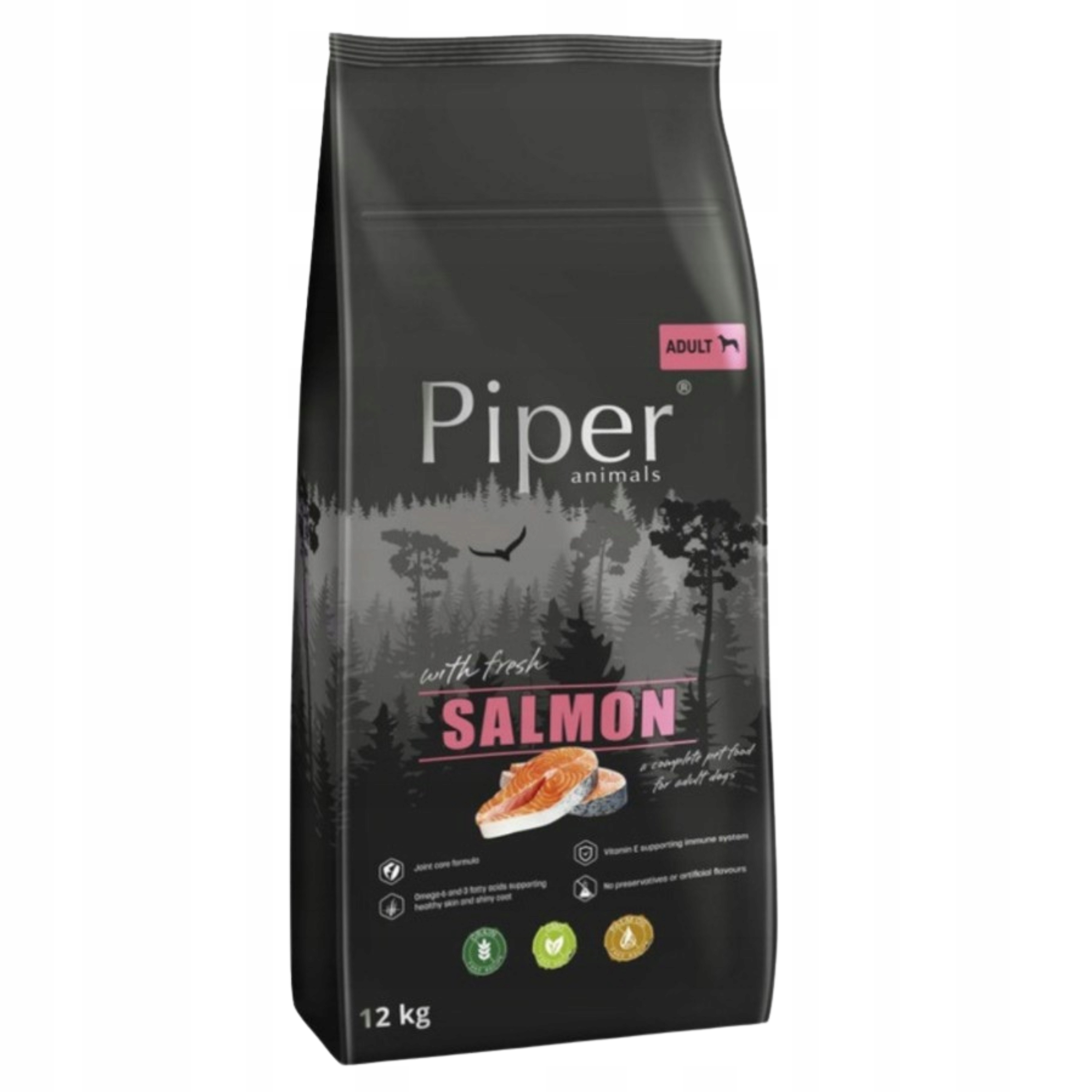 Levně Dolina Noteci Piper Animals losos suché krmivo pro psy 12kg pytel