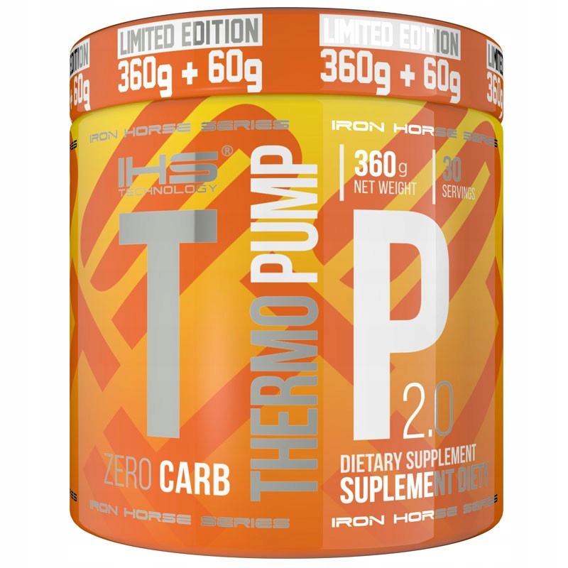 Iron Horse Thermo Pump 360 g 60 g Silně Povzbuzuje Organismus K Dzaiłaci
