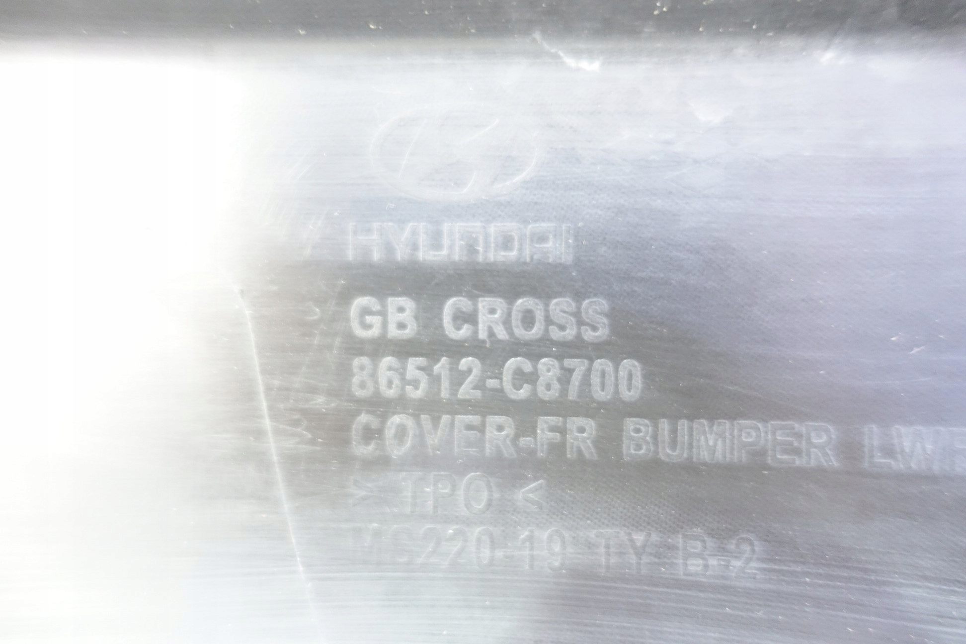 SPOILER of a bumper front HYUNDAI I20 CROSS ACTIVE