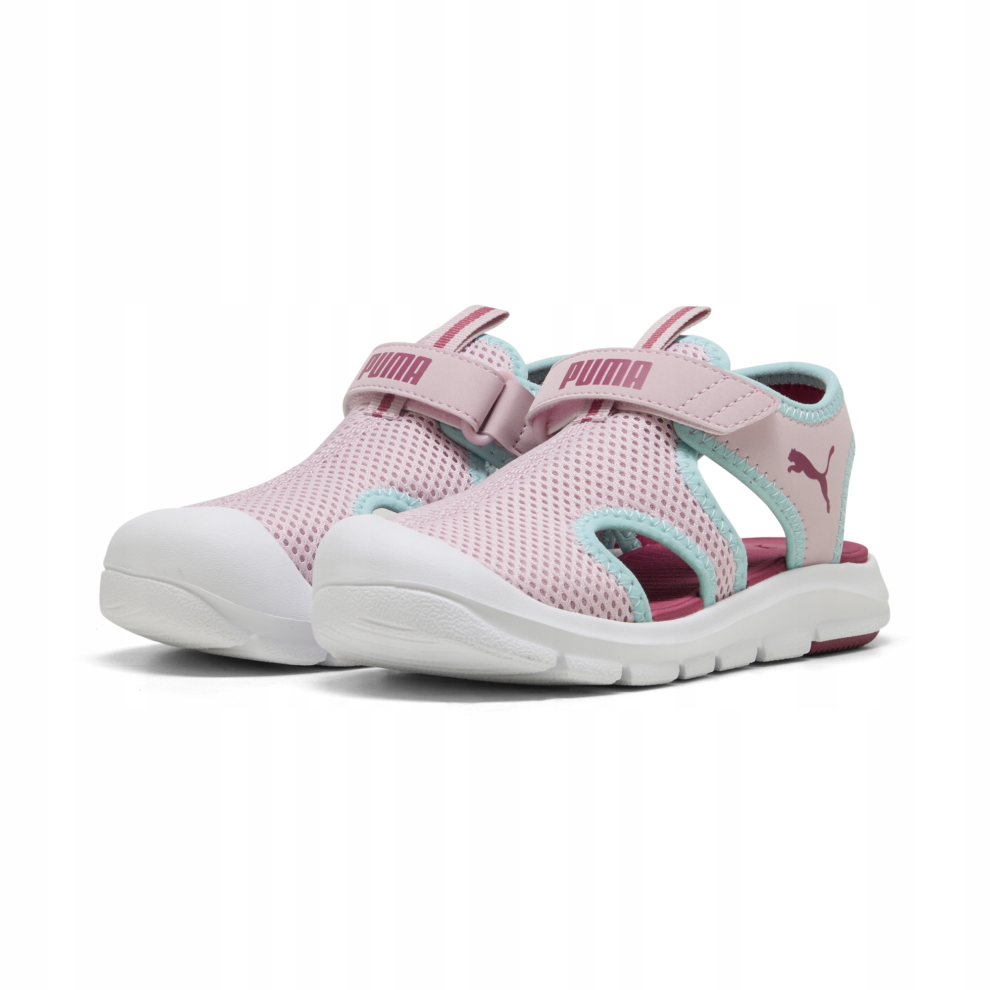 Sandałki dziewczęce sportowe Puma Fun Racer 40157503 rózowe lekkie 33