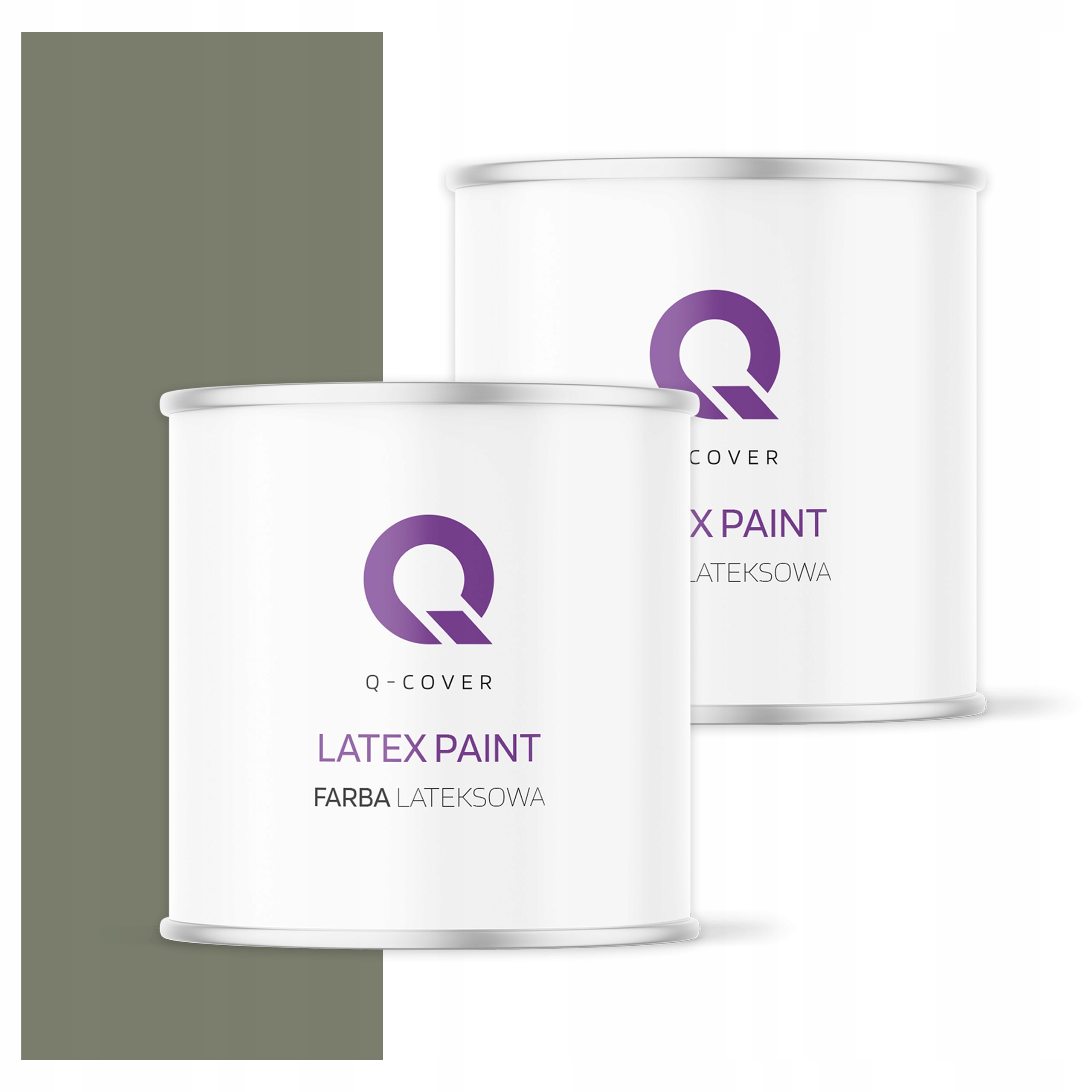 Latexová farba na interiér steny Stropy 2L Hlboká matná Khaki Tmavá H1720