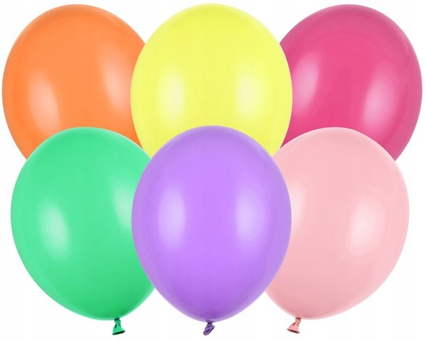 KOLOROWE BALONY URODZINOWE PASTELOWE MOCNE URODZINY DO GIRLAND 23 CM 100SZT Płeć uniseks