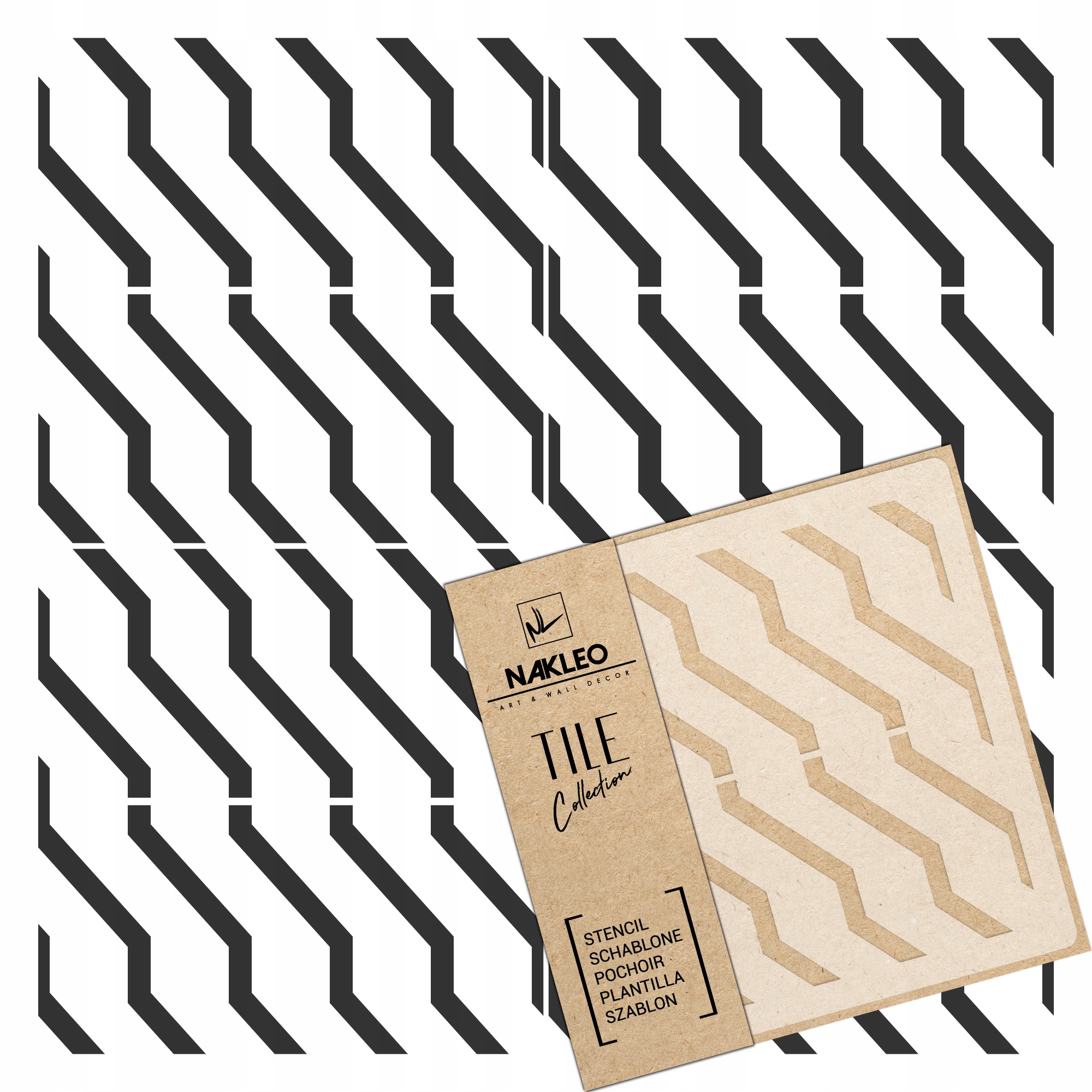 SZABLON MALARSKI do kafelków płytek CANILLO 45x45