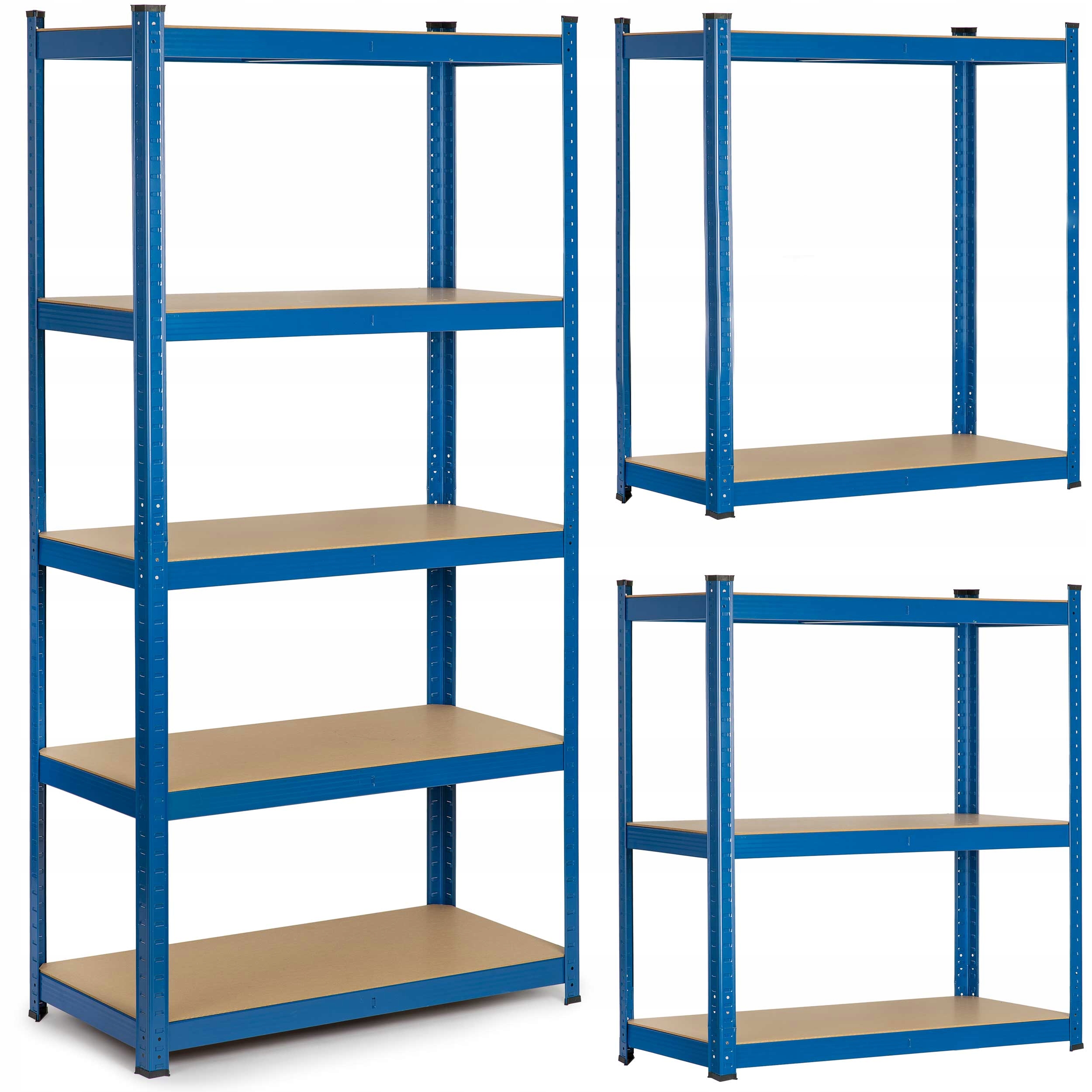 

Regał Metalowy Magazynowy 180x90x30cm 875kg 2w1