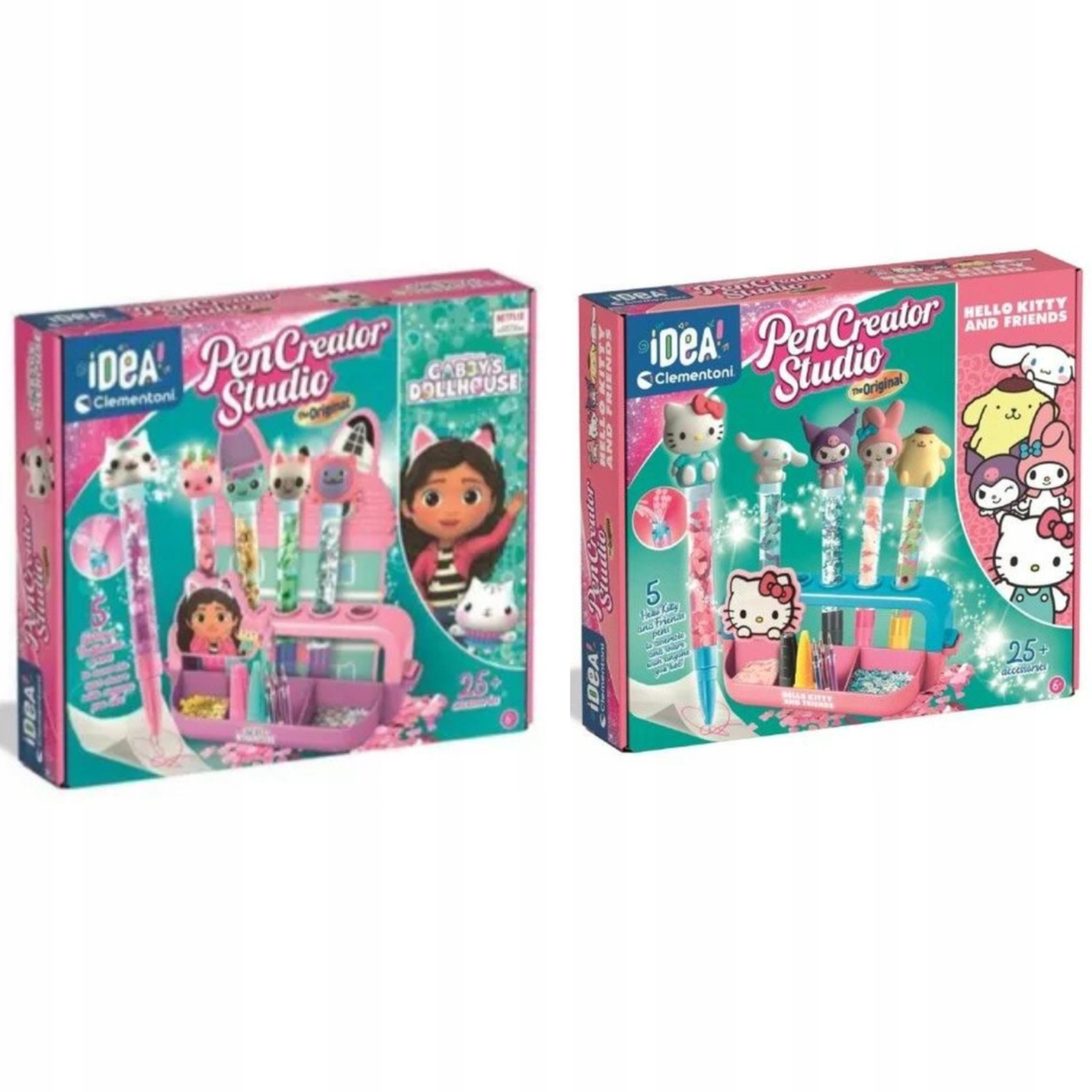 Zestaw Fabryka Długopisów Koci Domek Gabi Hello Kitty 6+