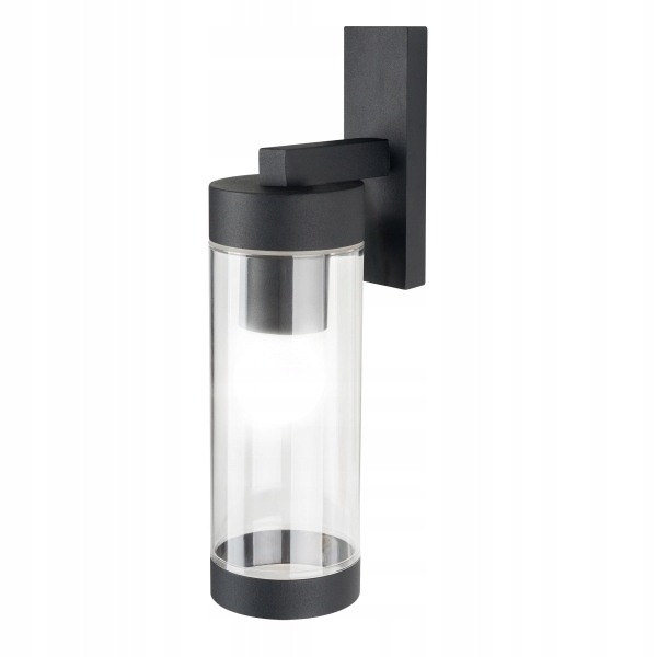 

Kinkiet ogrodowy Czarny 1x E27 Lampa Elewacyjna