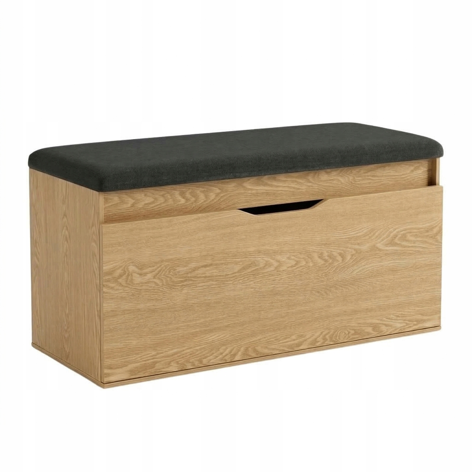 Skrinka Na Topánky S Úložným Priestorom A Sedadlom Mdf 100X50X35 CM, Hnedá