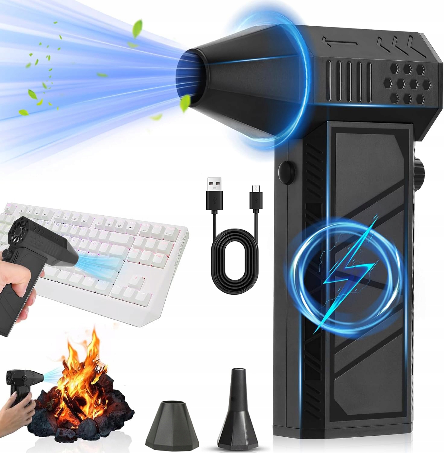 Stlačený Vzduch, Elektrické Dmychadlo, Kompresor 130 000 Ot/min