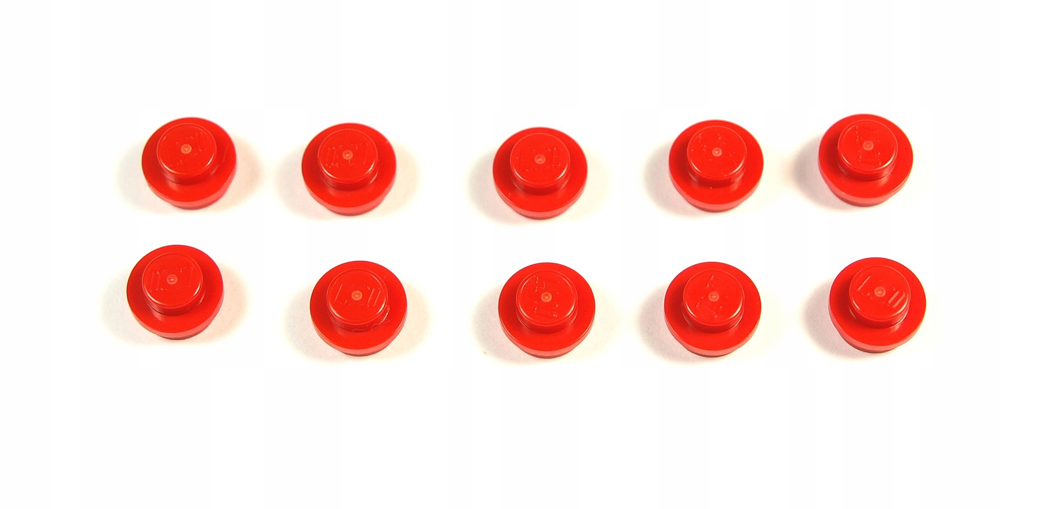 

Płytka okrągła 1x1 Czerwona 10szt Lego 4073