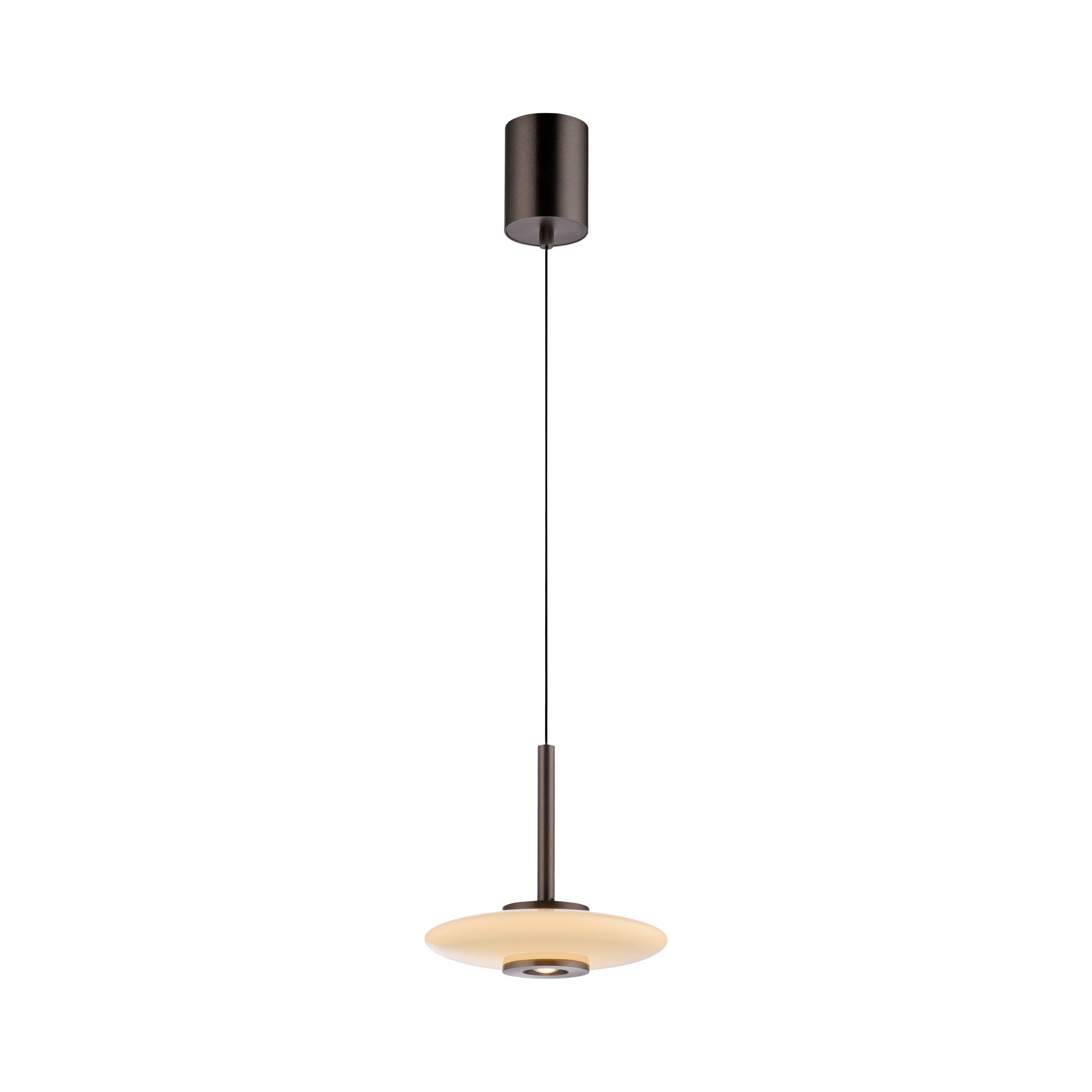 Led stropná lampa 10W elipsa hnedo-biela Paul Neuhaus Pure Vitrum