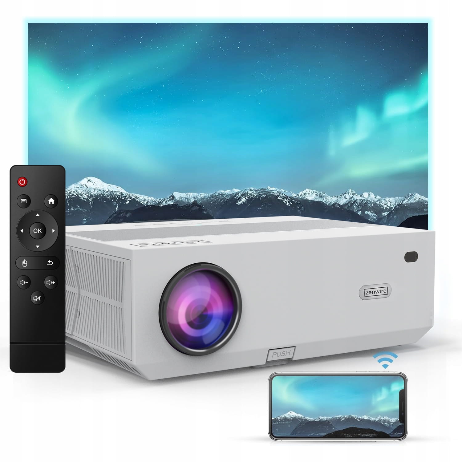 Projektor Zenwire E600H Full HD 4K 13500lm WiFi Marka Zenwire