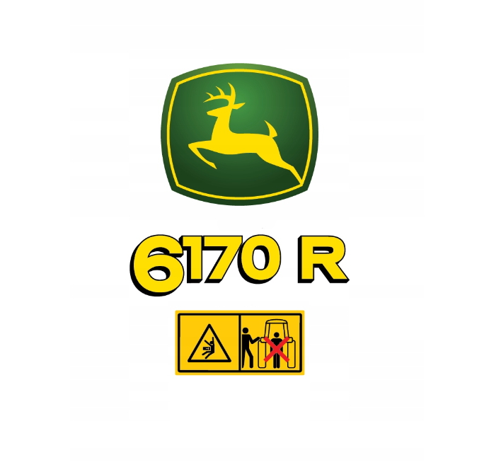 Samolepky John Deere 6170 R