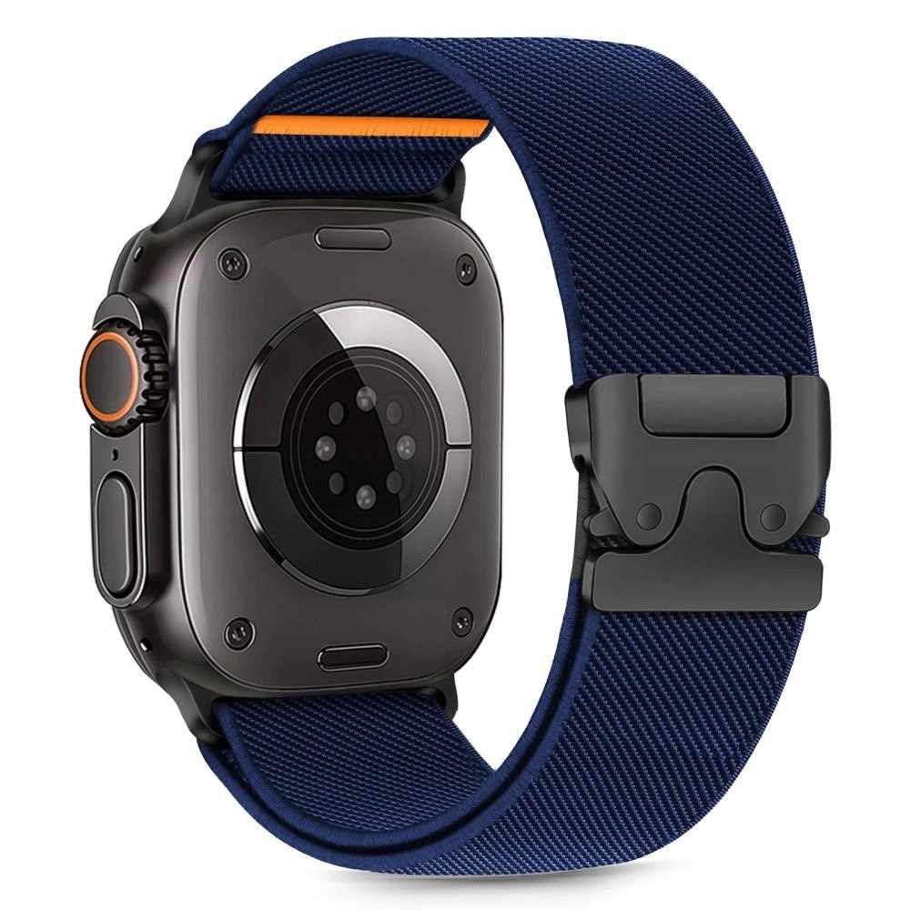 Pasek Tech-Protect Nylon Clasp na Apple Watch 44 45 46 49 mm granat