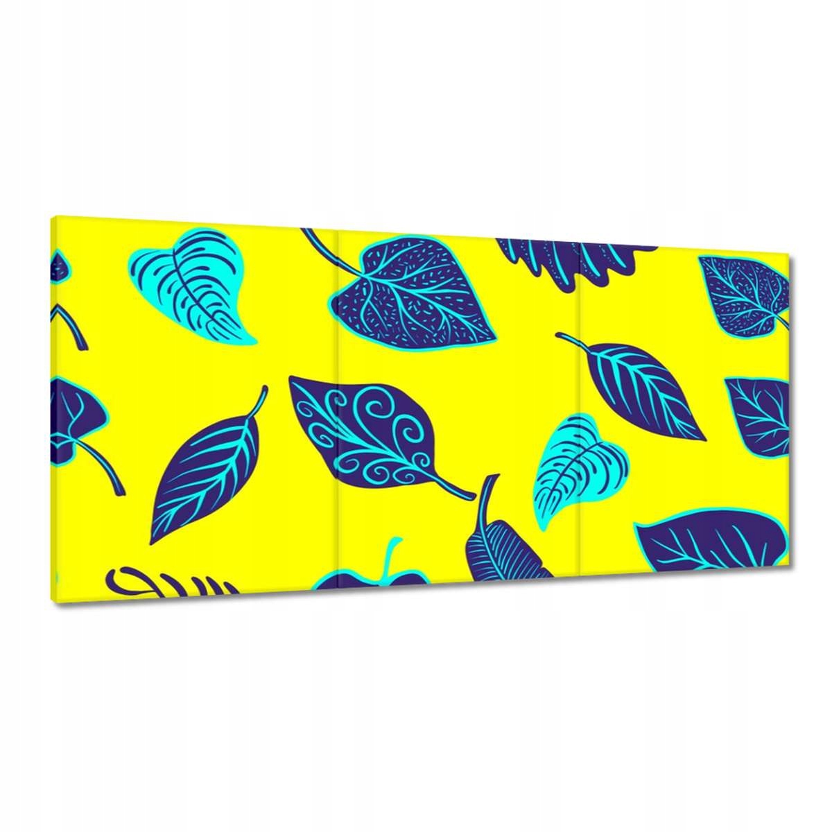 Obrazy 180x90 Modré listy