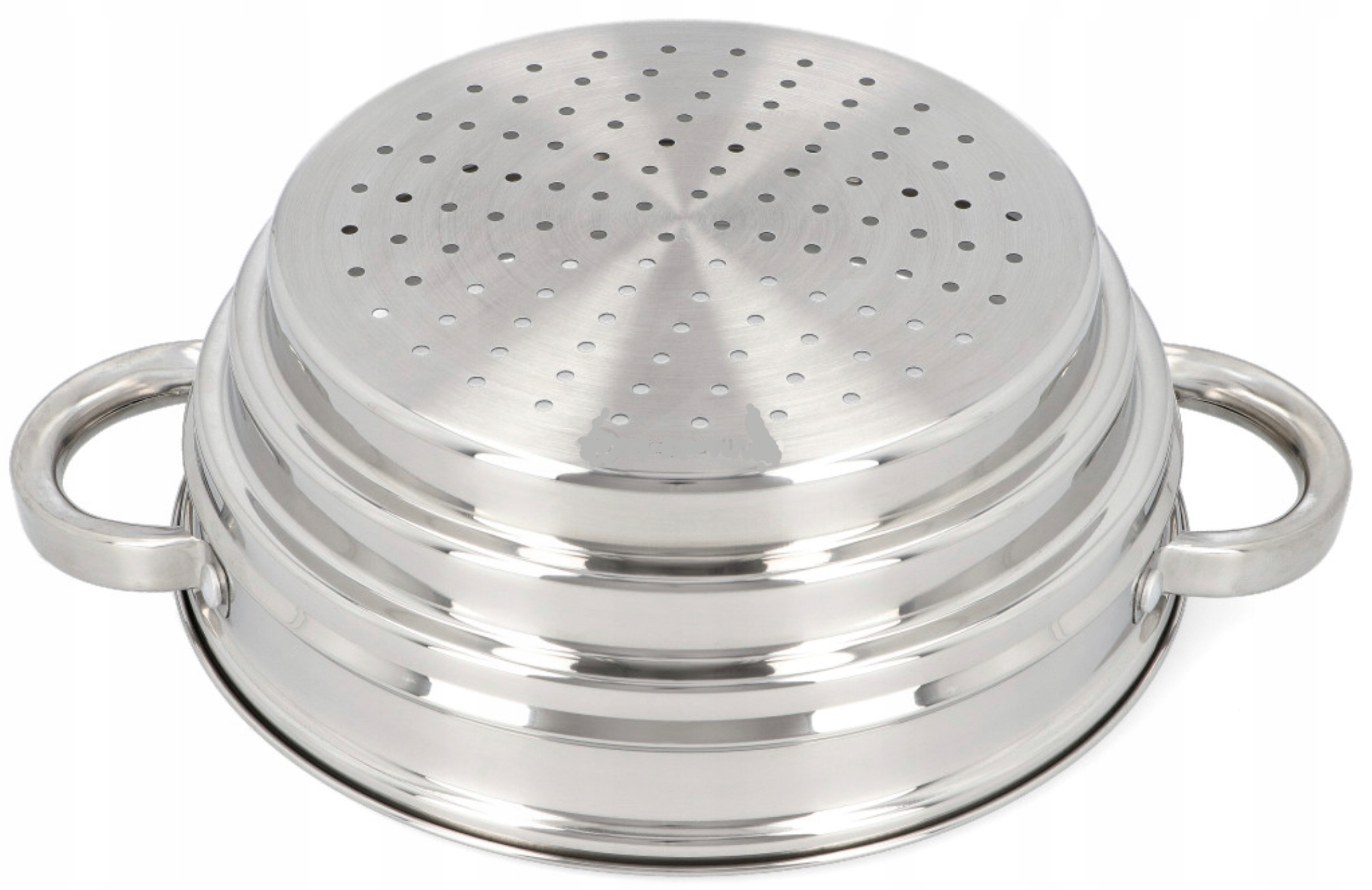 SITO DO GOTOWANIA NA PARZE METALOWE STALOWY WKŁAD NA GARNEK 20, 22, 24 cm Marka Ambition
