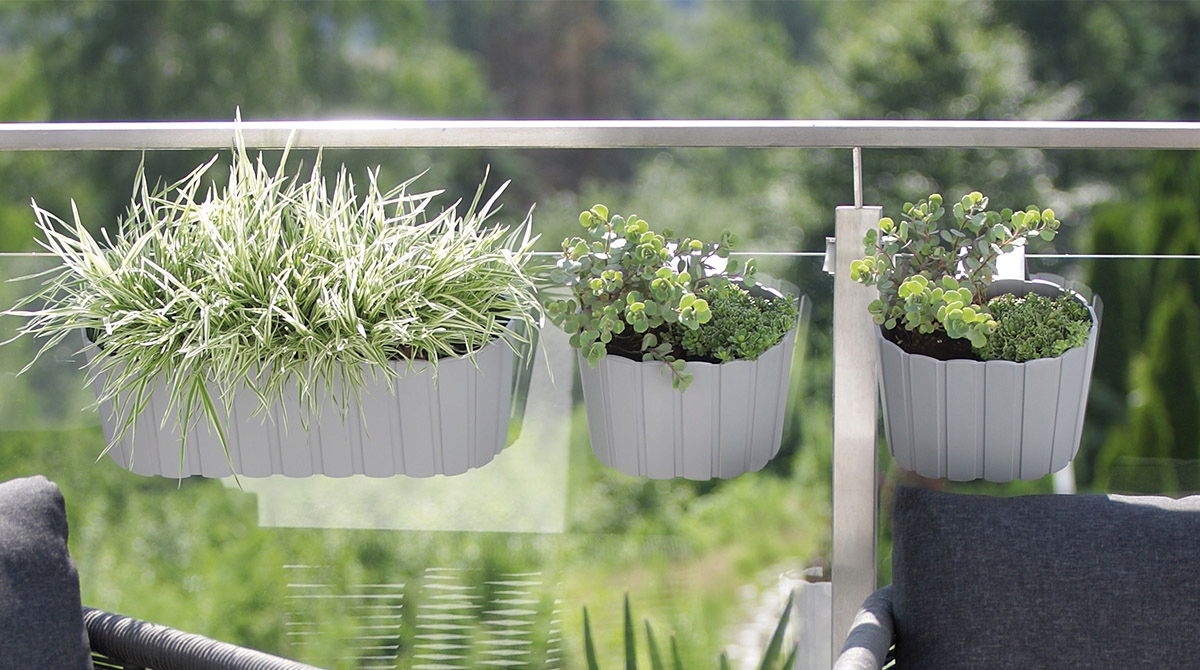 BOARDEE150 doniczka na balustradę NA BALKON ziemia Marka Prosperplast