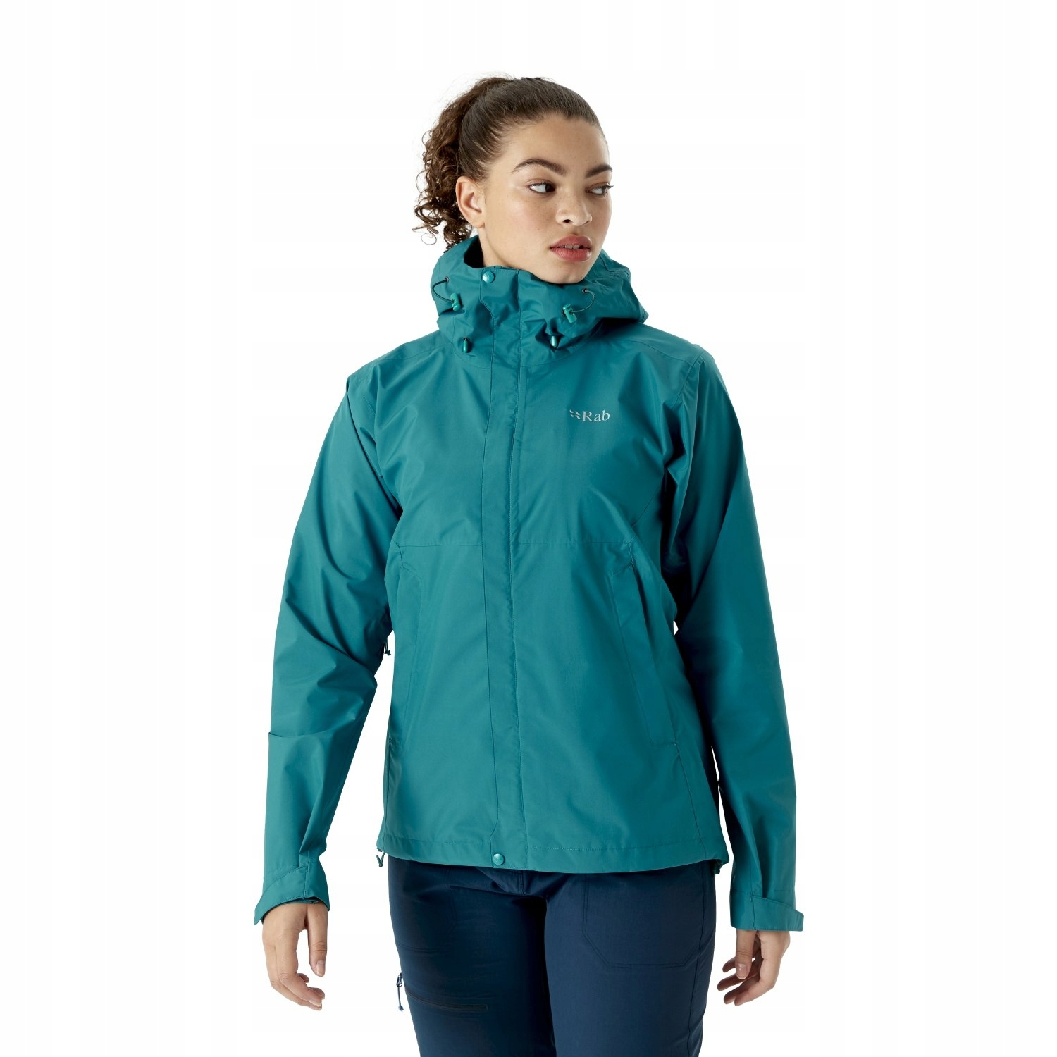 Damska kurtka przeciwdeszczowa Rab Downpour Eco Jacket ultramarine 8