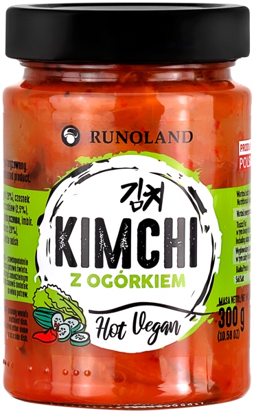 

Kimchi z ogórkiem Hot Vegan 300g Runoland