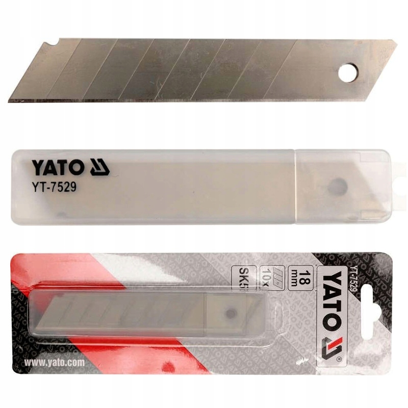 

Yato Ostrze Łamane Zapasowe 18x0.5MM Zestaw 10SZT