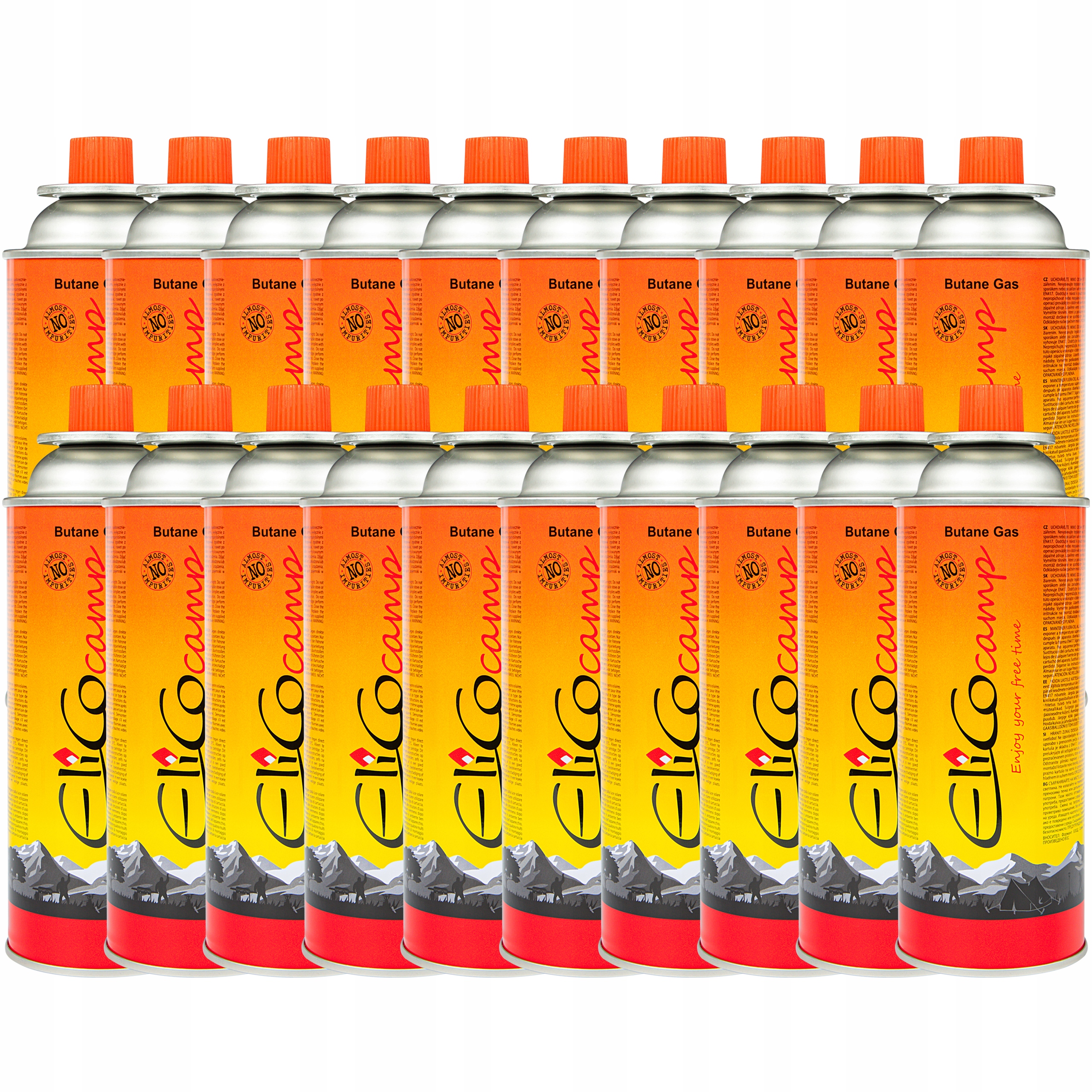 20 x Gaz Kartuše Plynová Náplň Do Hořáku 400 ml