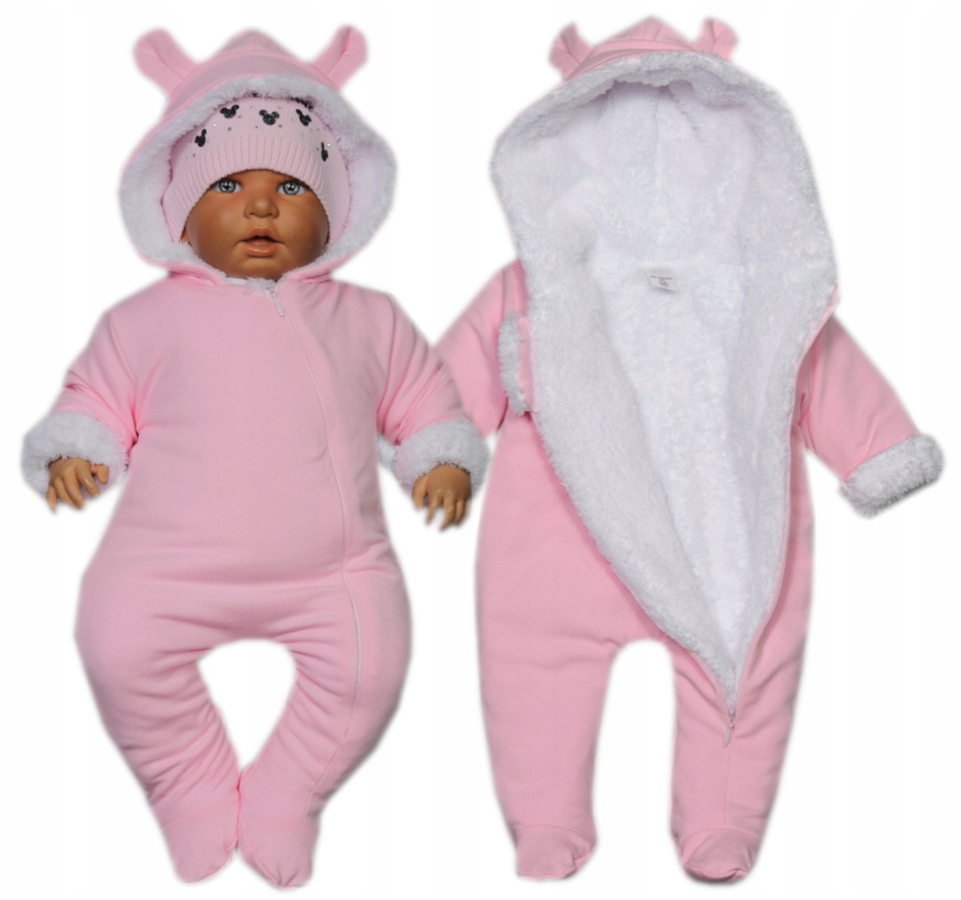 

Kombinezon Pajac Niemowlęcy Futro Bawełna r.62