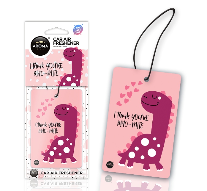 

Zapach Samochodowy Aroma Car Dino Love Series