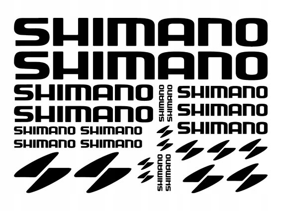 SHIMANO ___ naklejki ___ KOLORY