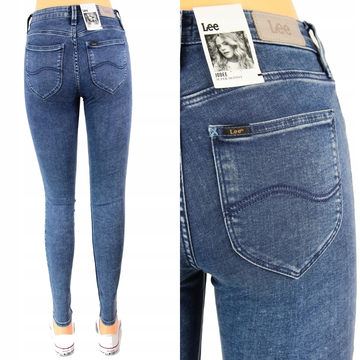 

Lee Jodee Super Skinny Jeansy Spodnie _ W26 L33