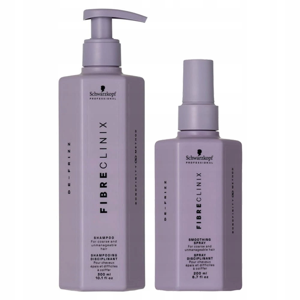 Schwarzkopf Fibre Clinix DeFrizz sada pro uhlazení nepoddajných vlasů