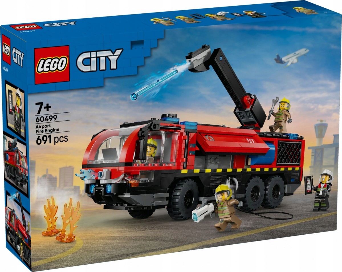 Lego Stavebnice City 60499 Letištní hasičský vůz