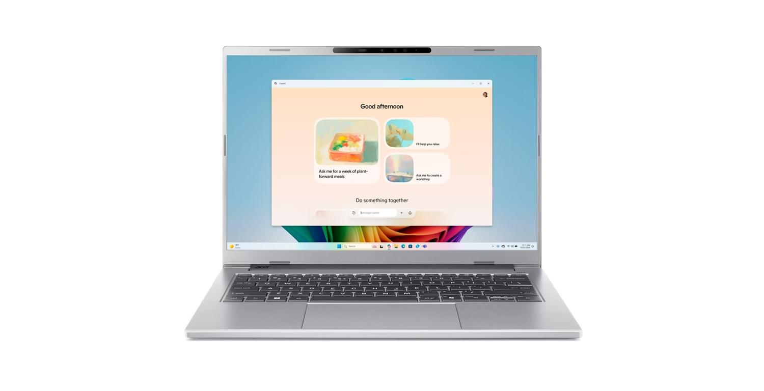 Notebook Acer Aspire 14 Ai Pure Silver 14" Intel Core Ultra 5 16 Gb