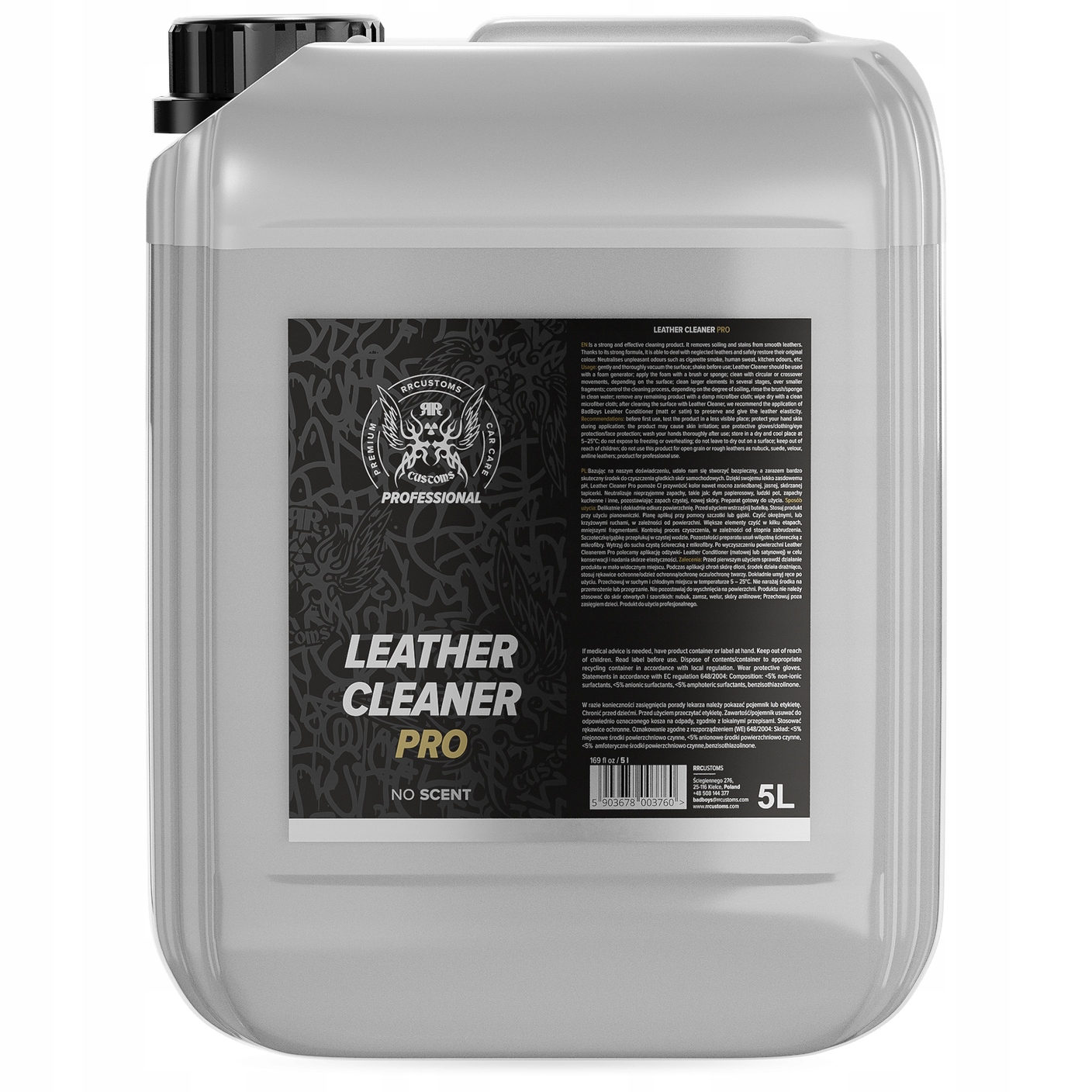 Rr Customs Rrc Bad Boys Leather Cleaner Pro 5L Płyn Do Czyszczenia Skóry