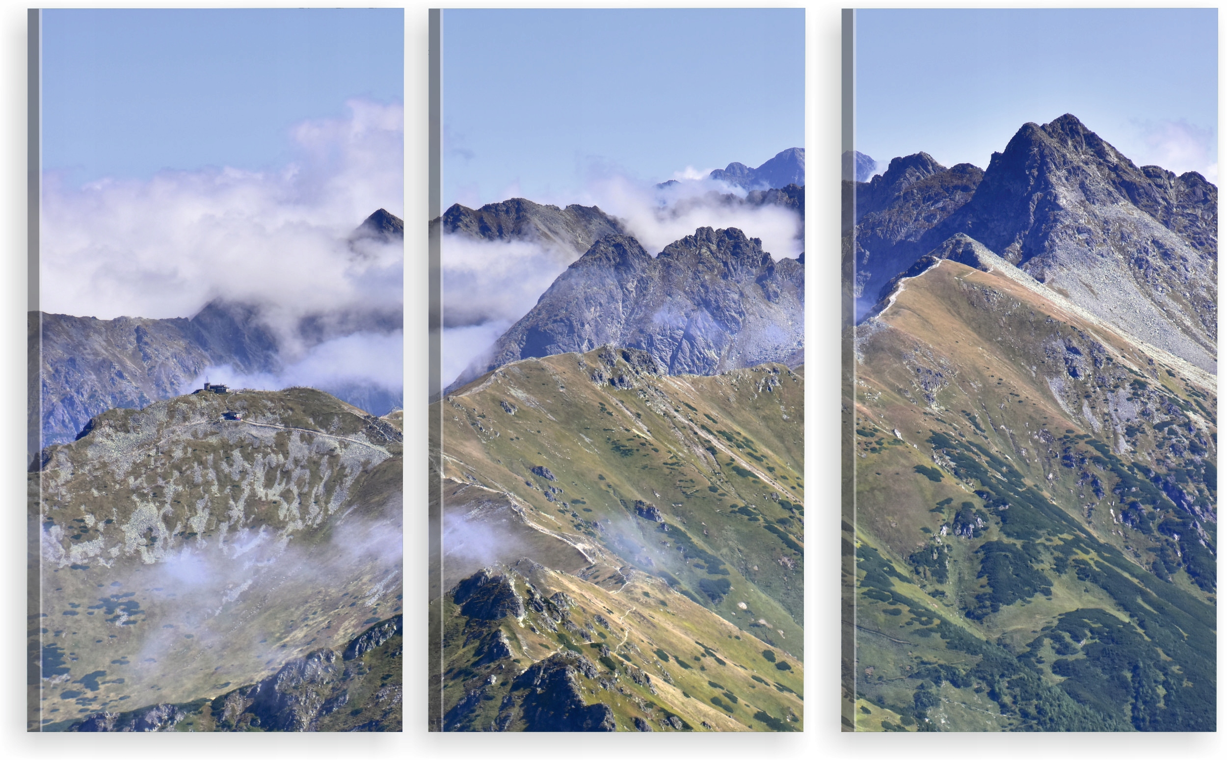 

Tryptyk Obraz Obrazy Na Ścianę tatry wysokie widok