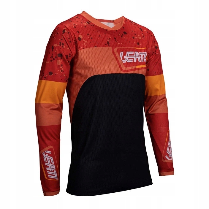 Mikina cross Leatt Moto 4.5 Enduro Burn čierna červená Darčeky