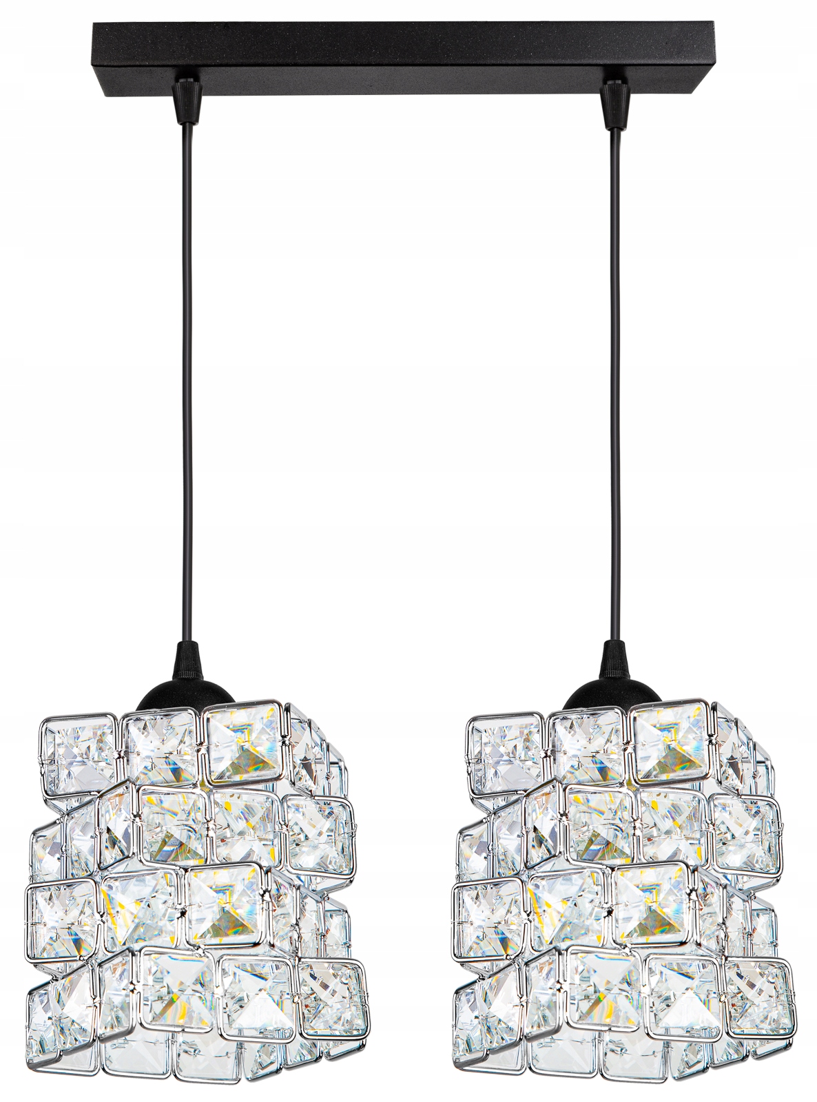 

Lampa Sufitowa Plafon Żyrandol Kryształki Led