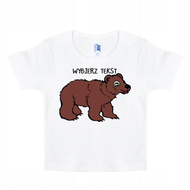 

Koszulka Dziecięca T-shirt Zwierzę Niedźwiedź 3-4