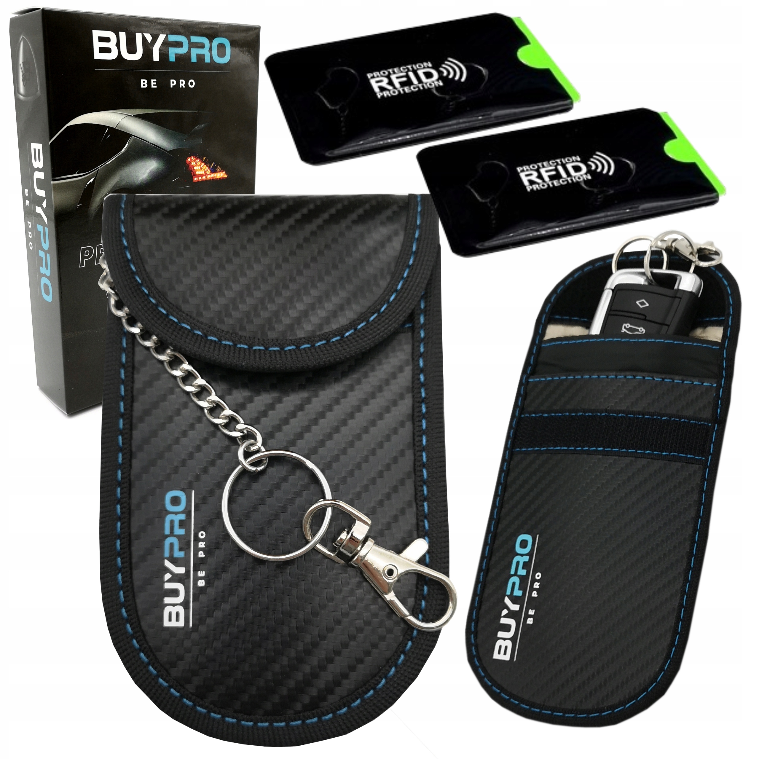 

Etui keyless Blokada kluczyka Rfid Ochrona