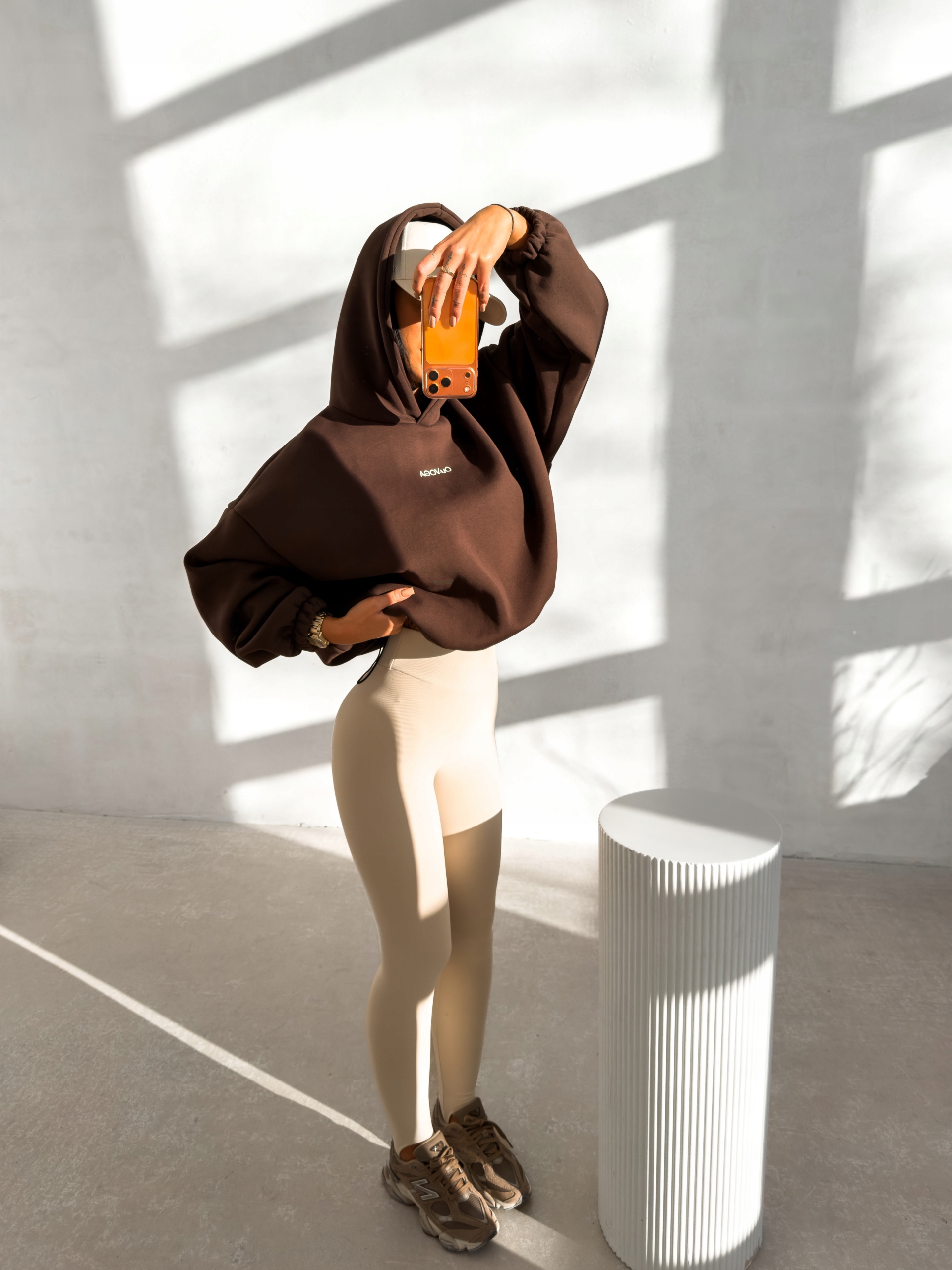 Dámské Elastické Legíny O La Voga, Béžová, Velikost L