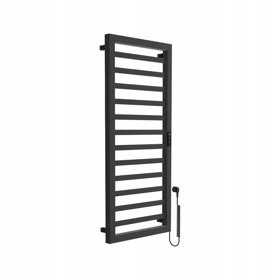 Elektrický koupelnový radiátor Brego Smart 115 x 50 cm, černý mat