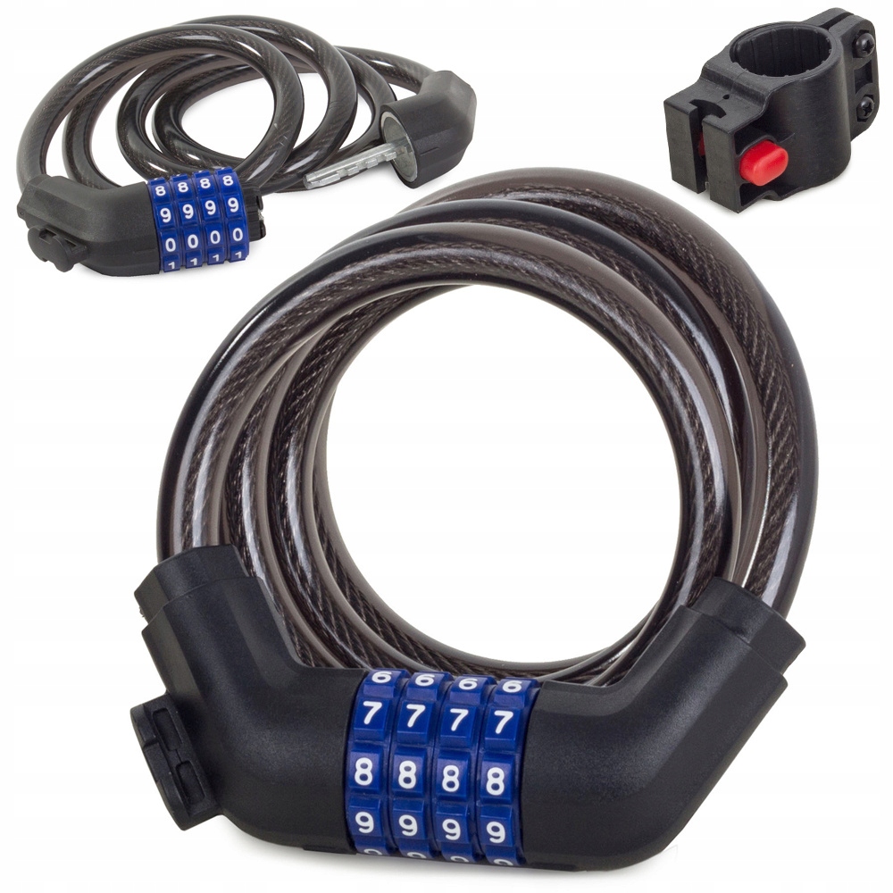 BLOKADA ROWERU NA SZYFR KOD SOLIDNE ZAPIĘCIE na ROWER