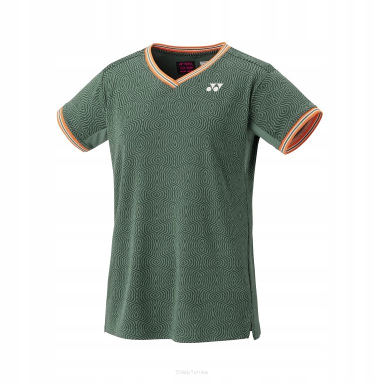 Koszulka tenisowa Yonex damska Crew Neck Rg zielona Xs