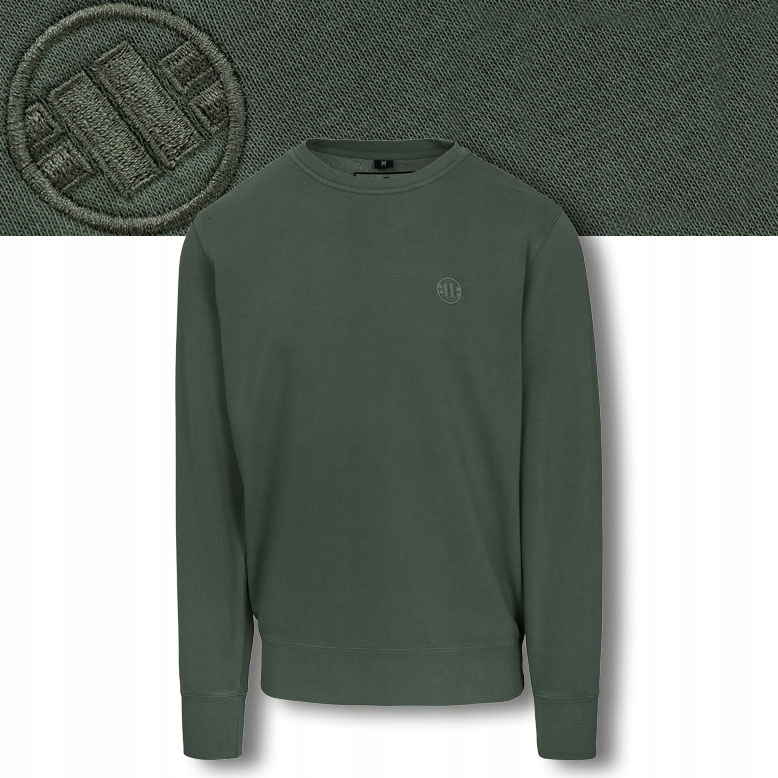 Męska Bluza Pitbull Sportowa bez kaptura Washed Lancaster II