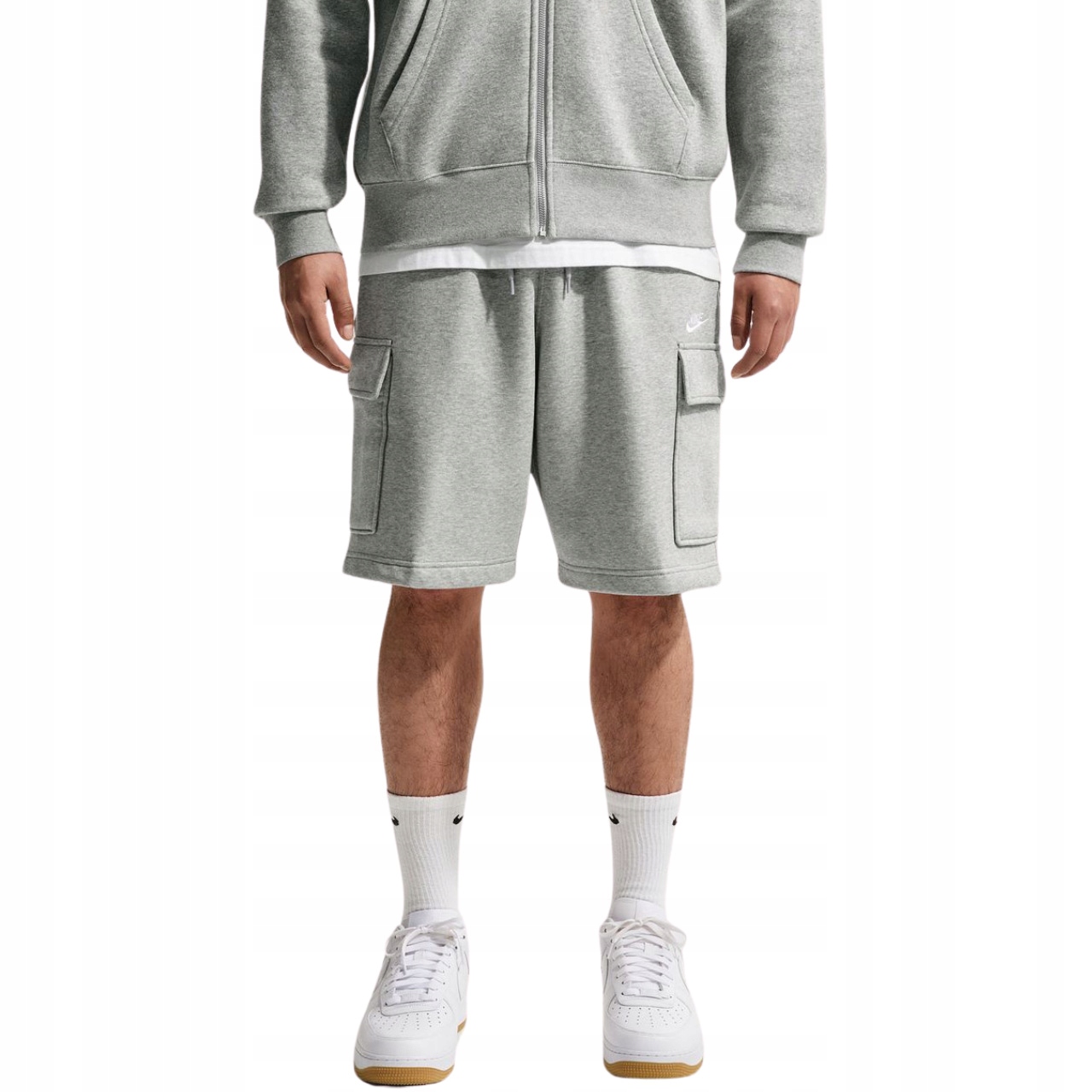 Kraťasy kraťasy Nike Club šedé FN3525 063 XL