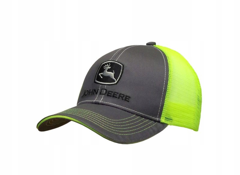 Czapka z daszkiem z haftowanym logo John Deere MC13080411CH