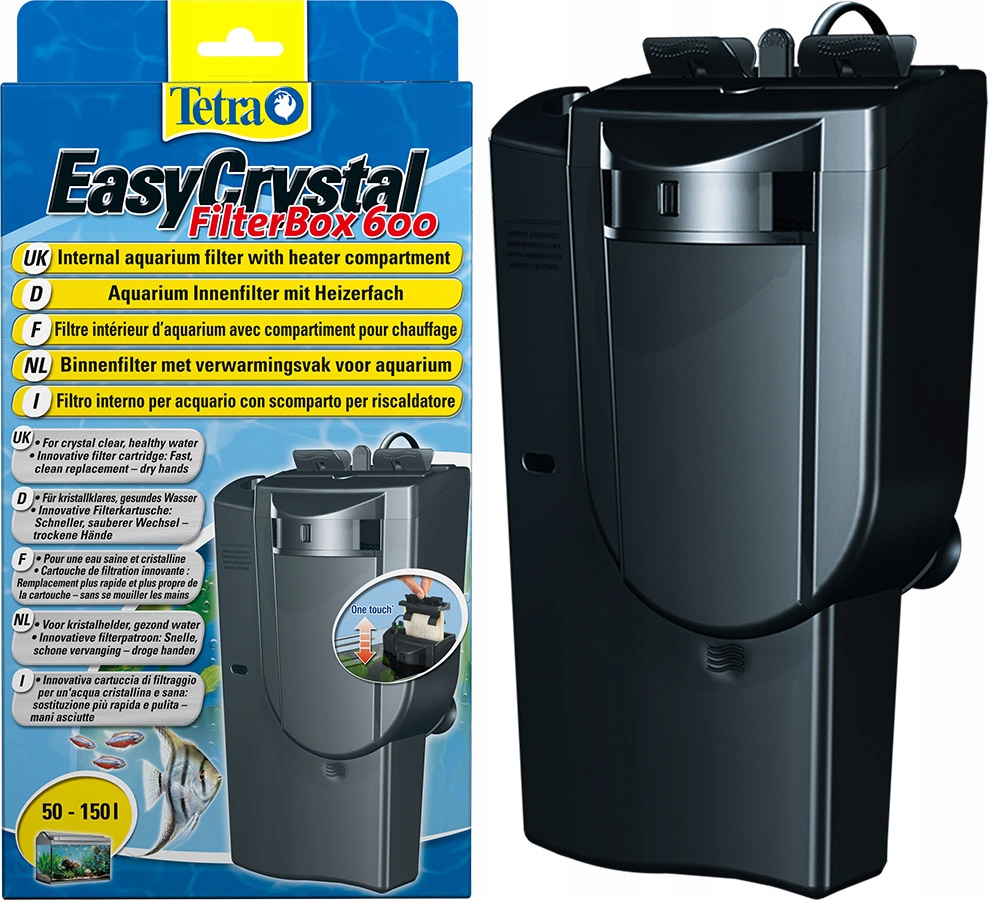 Tetra EasyCrystal FilterBox 600 Filtr Wewnętrzny