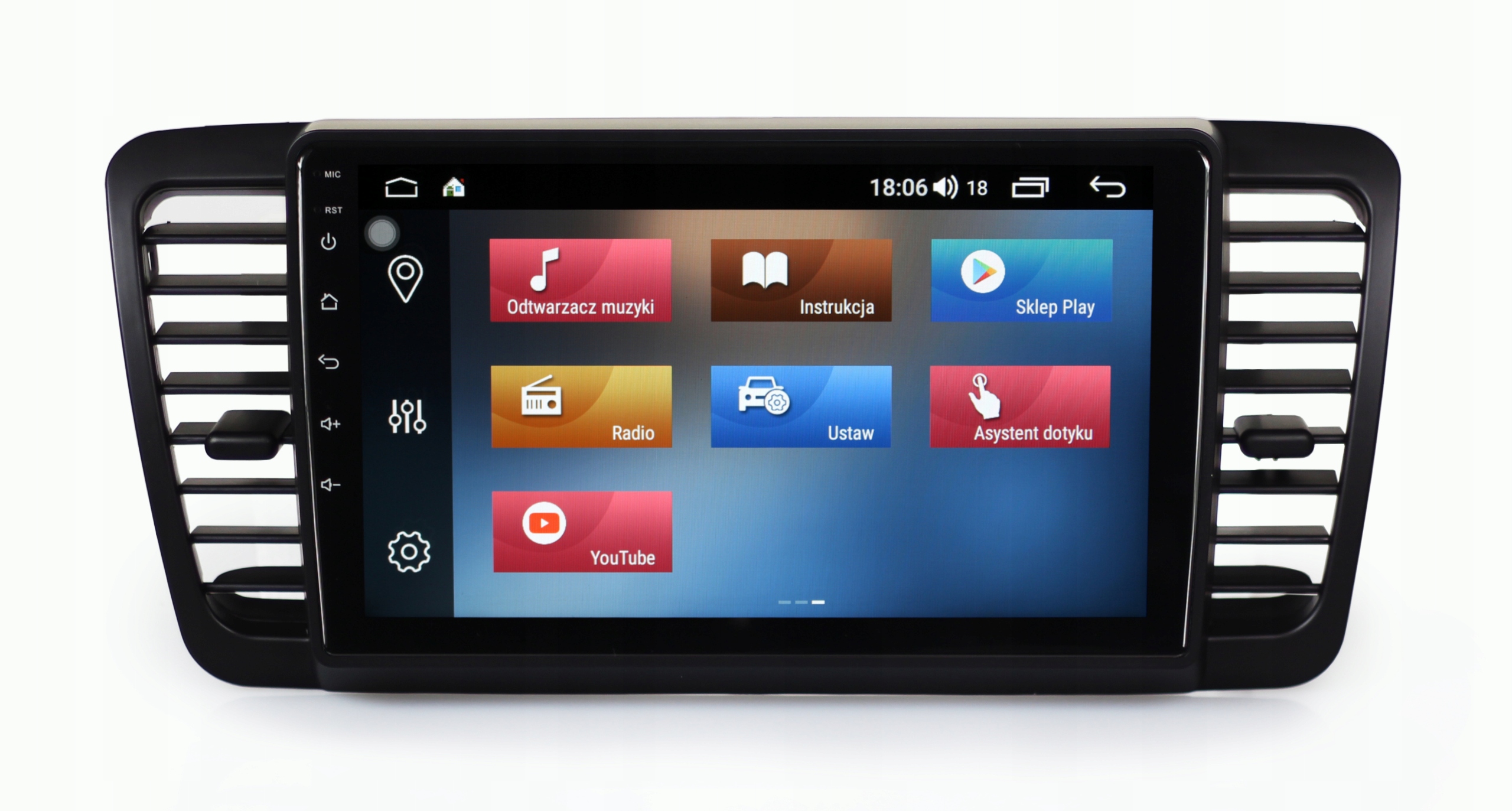 RADIO NAWIGACJA GPS SUBARU LEGACY IV 03-09 ANDROID