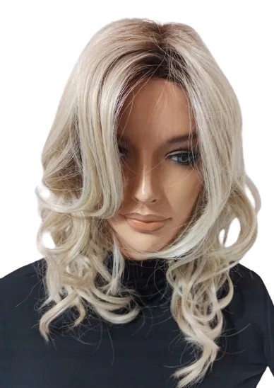 dlouhá paruka Samba mono lace bez ofiny, barva 101/24/38 Nessaja wigs